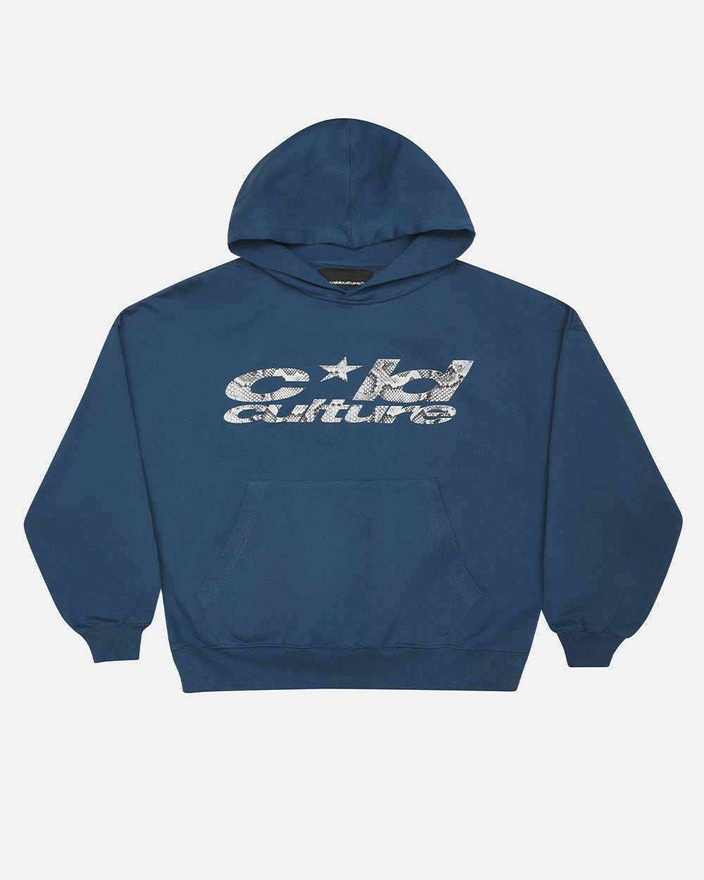 WILD SNAKE HOODIE NAVY BLUE - Cold Culture