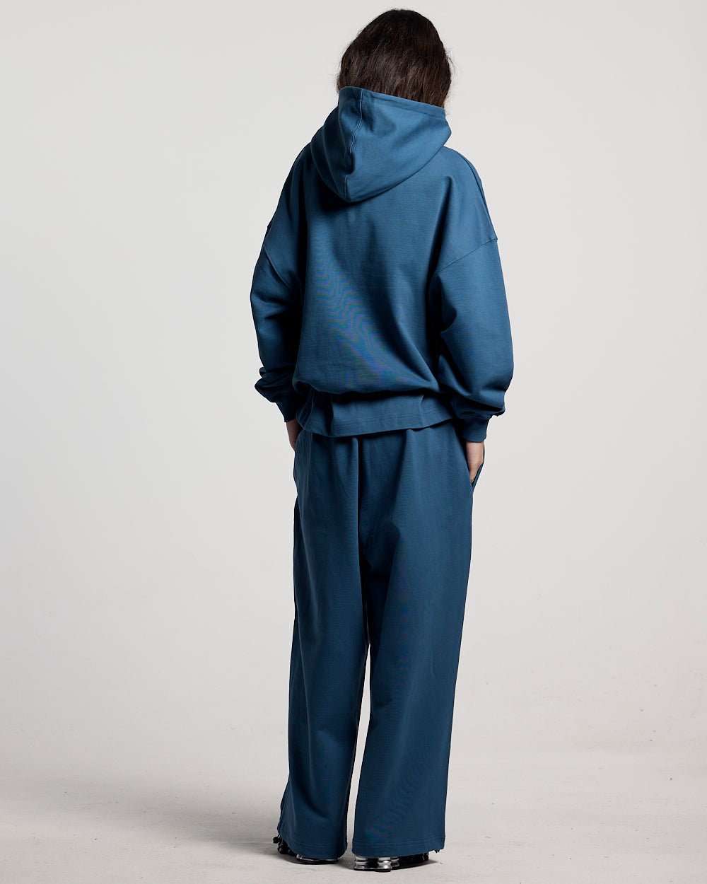 WILD SNAKE SWEATPANTS NAVY BLUE - Cold Culture