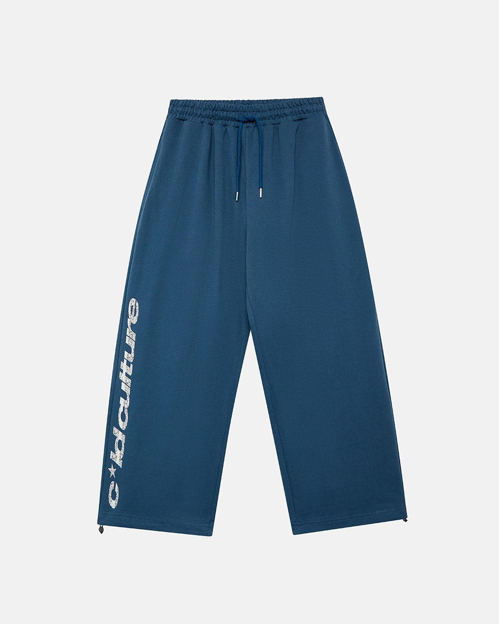 WILD SNAKE SWEATPANTS NAVY BLUE - Cold Culture