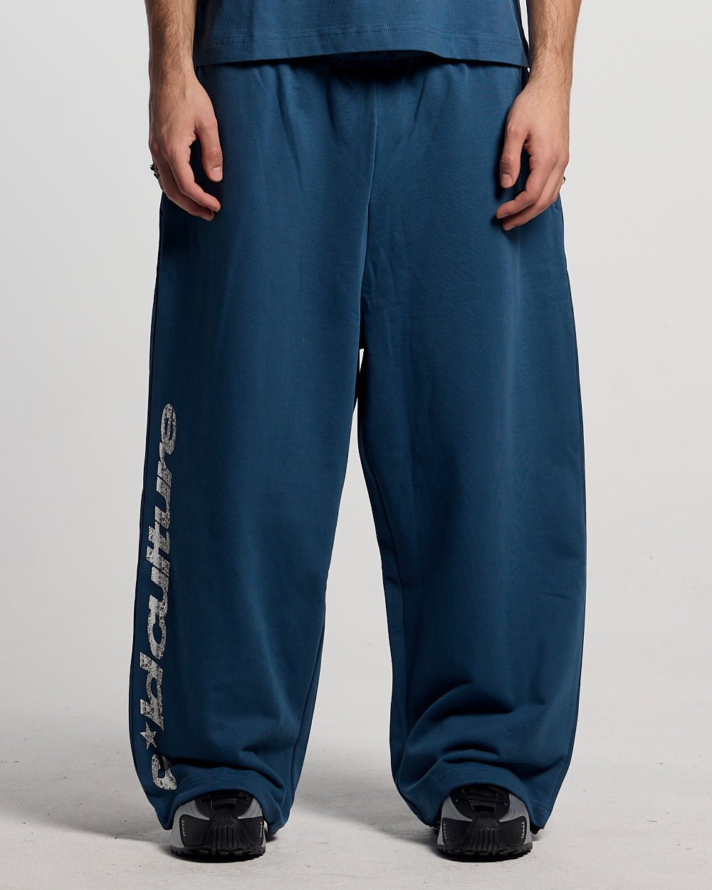 WILD SNAKE SWEATPANTS NAVY BLUE - Cold Culture #man