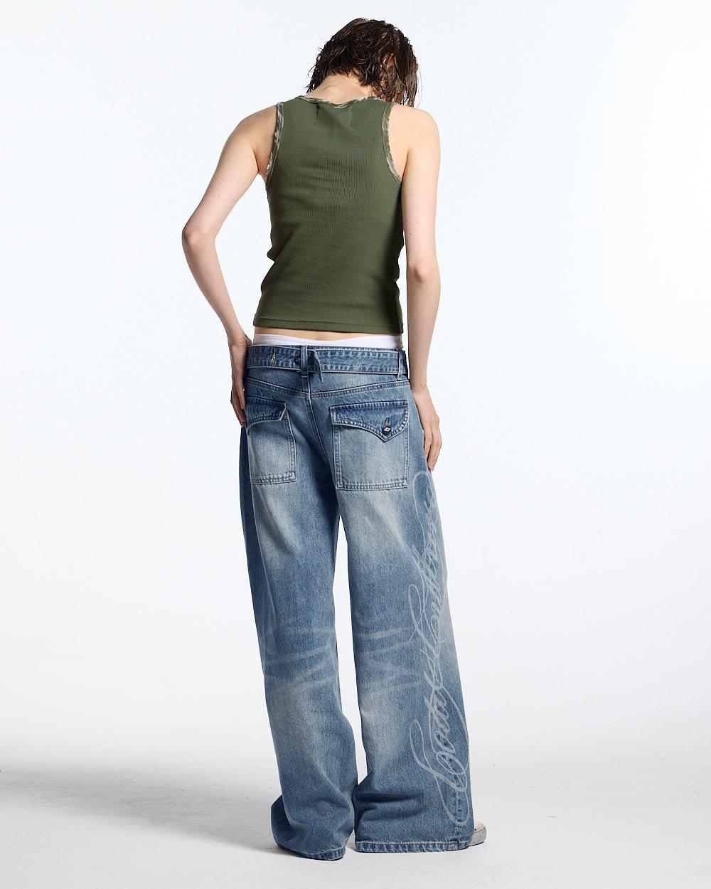 WILD TANK TOP GREEN - Cold Culture