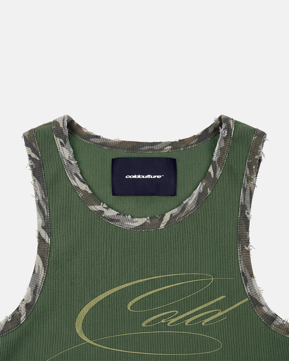 WILD TANK TOP GREEN - Cold Culture