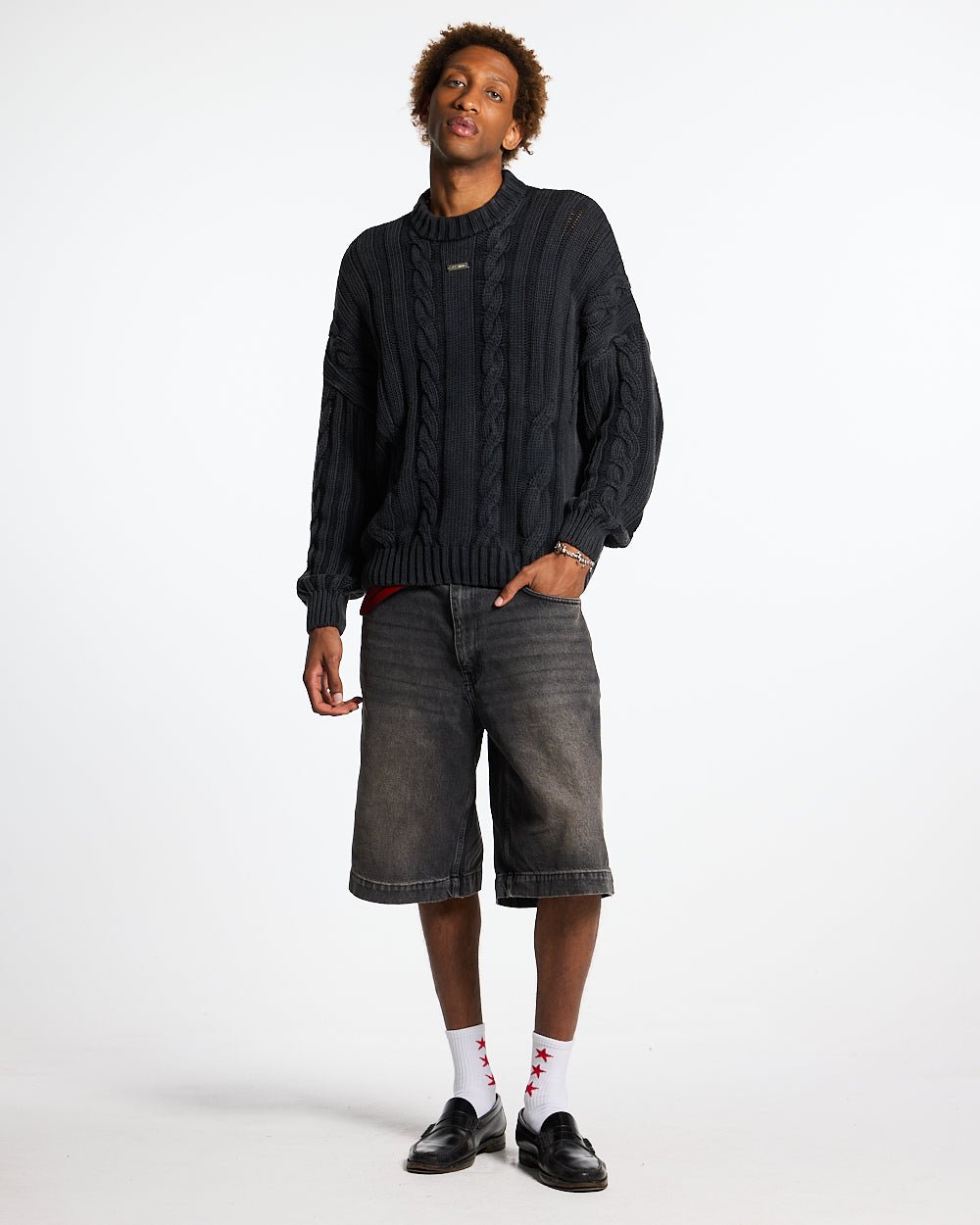 WIND SHORTS INTENSE GREY - COLD CULTURE