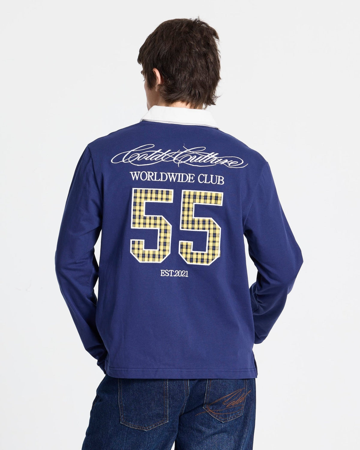 WINDSOR LONGSLEEVE POLO NAVY - Cold Culture