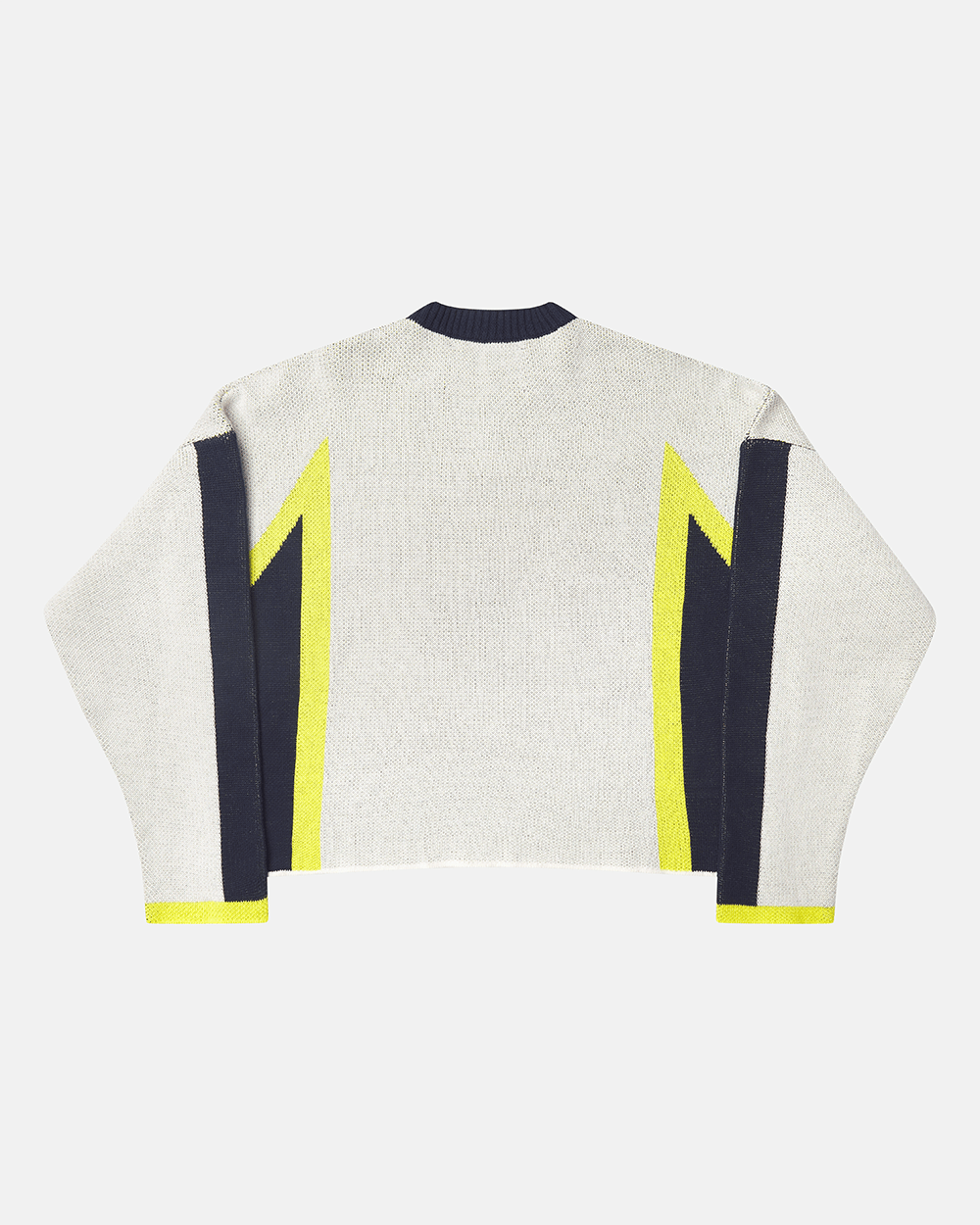 WINNER KNIT BEIGE, DARK BLUE & YELLOW - Cold Culture