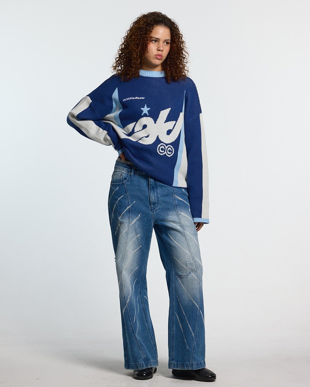 WINNER KNIT BLUE - Cold Culture