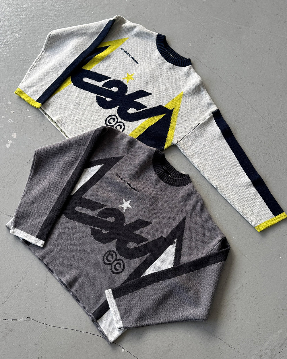 WINNER KNIT GREY, BLACK AND WHITE - Cold Culture