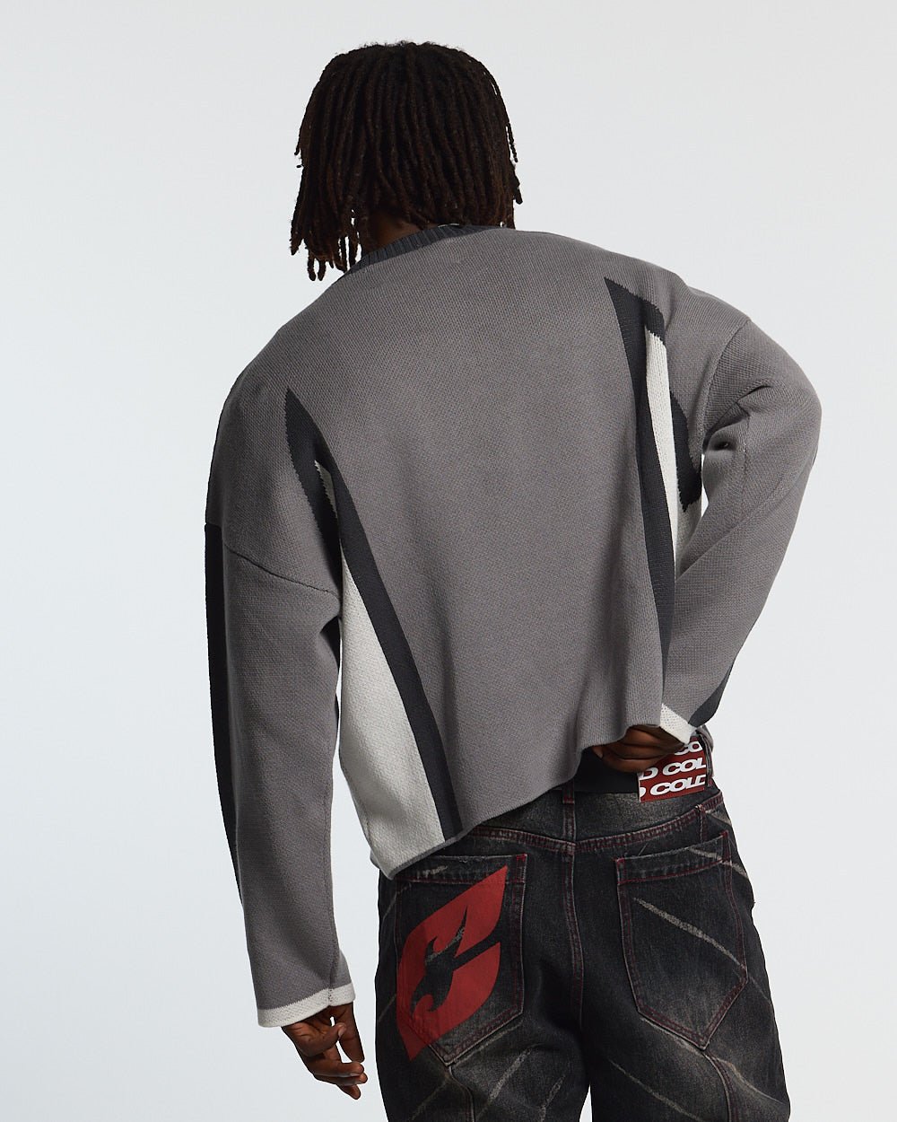 WINNER KNIT GREY, BLACK AND WHITE - Cold Culture