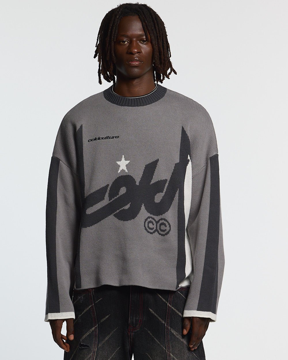 WINNER KNIT GREY, BLACK AND WHITE - Cold Culture