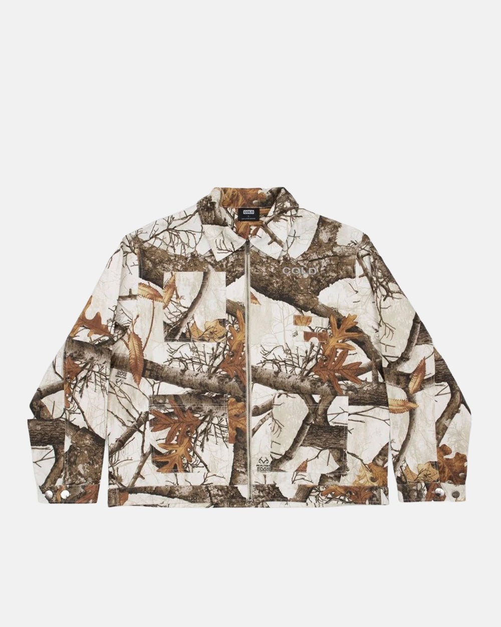 WORK ZIP JACKET REALTREE WHITE - Cold Culture