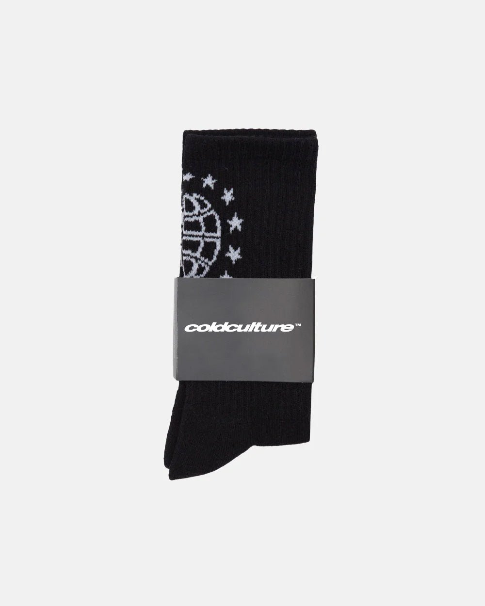 WORLD STARS SOCKS BLACK - Cold Culture