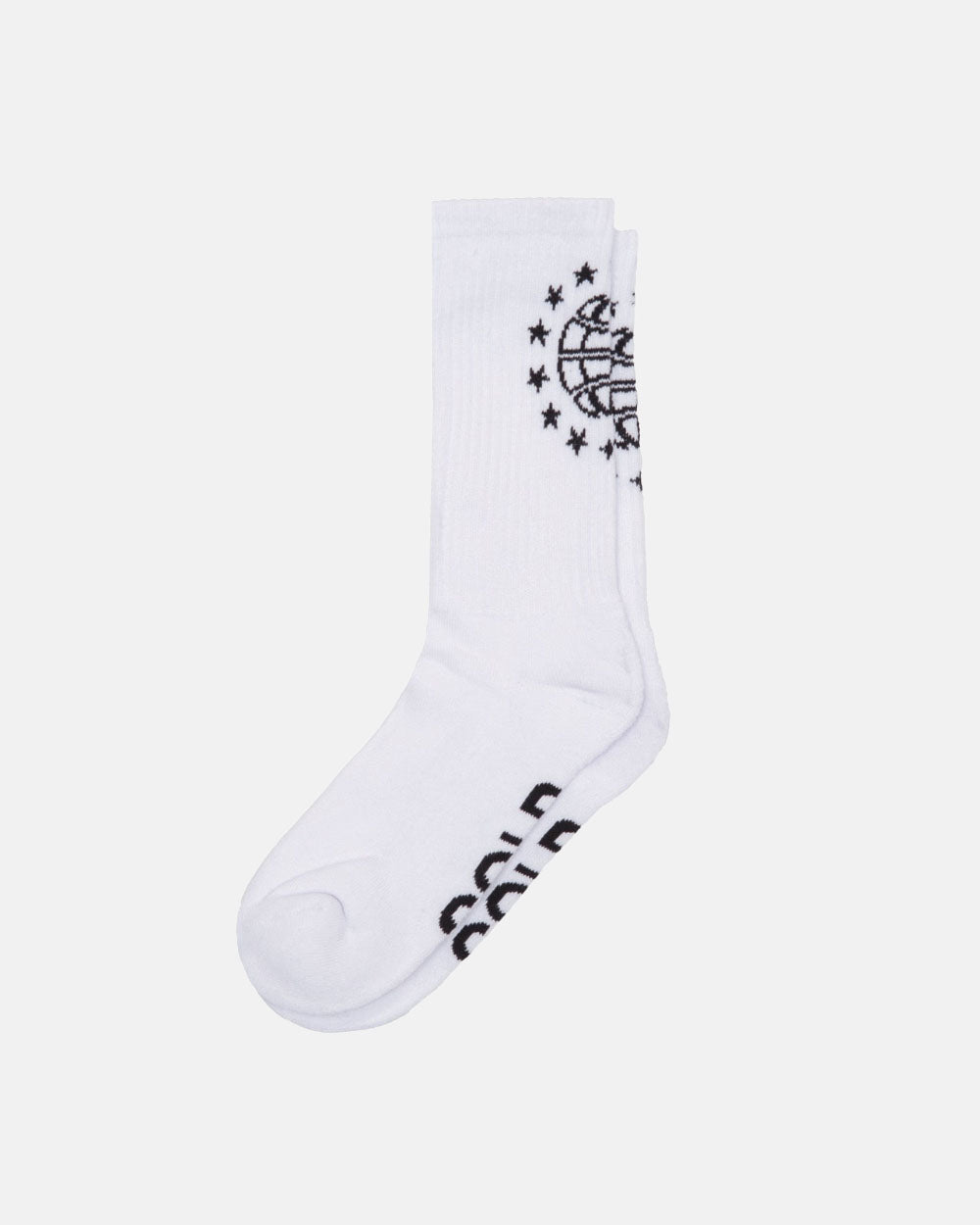 WORLD STARS SOCKS WHITE - Cold Culture