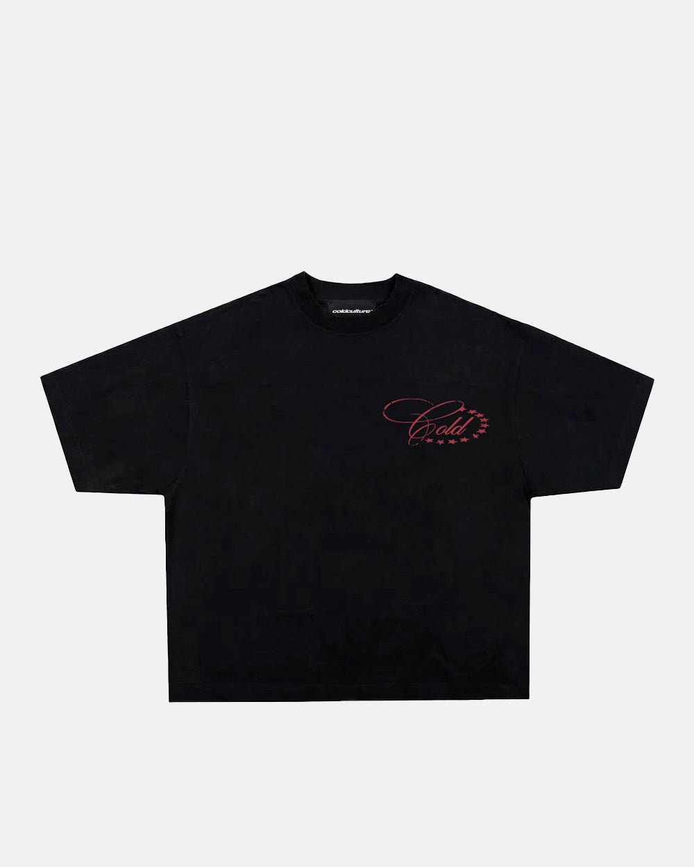 WORLDWIDE STARS TEE BLACK - Cold Culture