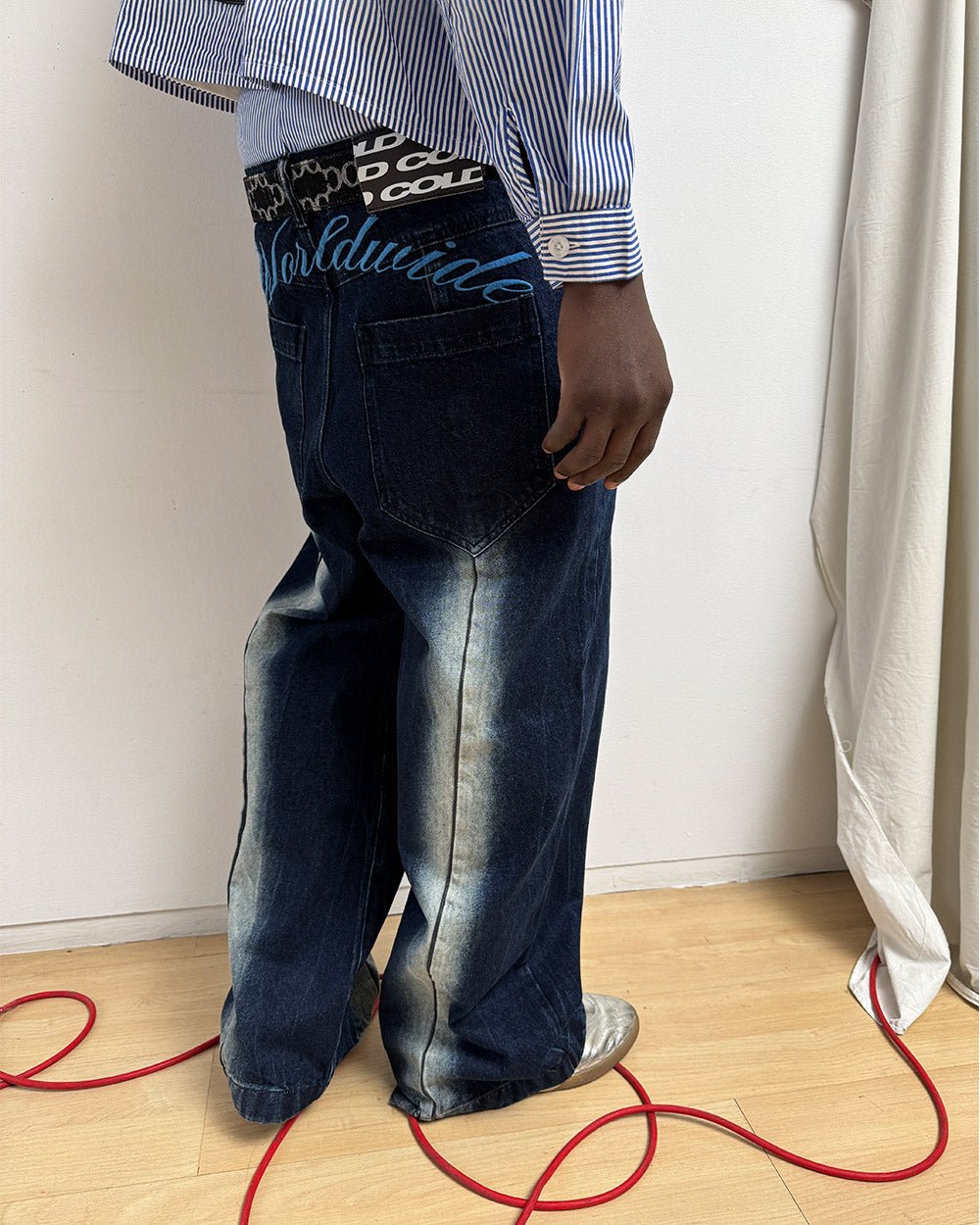 WORLDWIDE V2 PANTS DARK DENIM - Cold Culture
