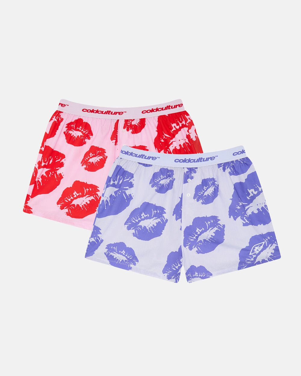 XOXO UNDERPANTS BLUE AND PINK - COLD CULTURE