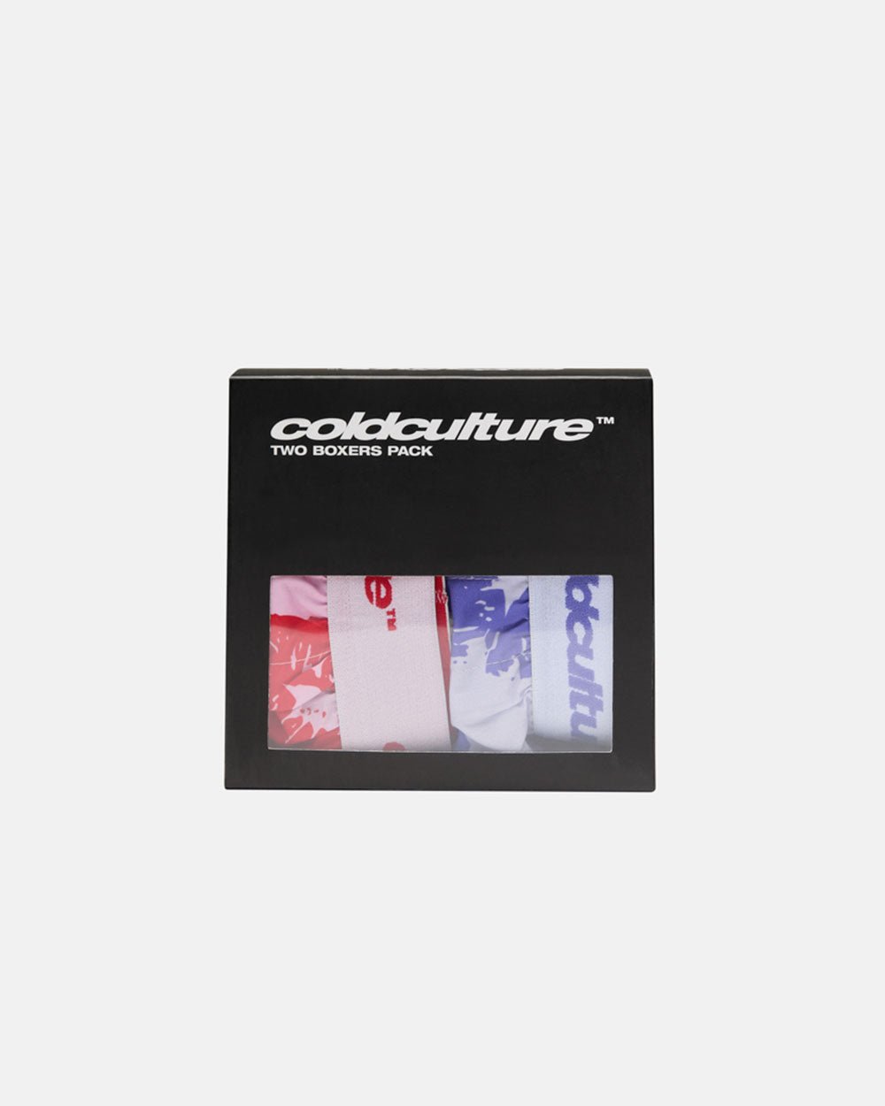 XOXO UNDERPANTS BLUE AND PINK - COLD CULTURE