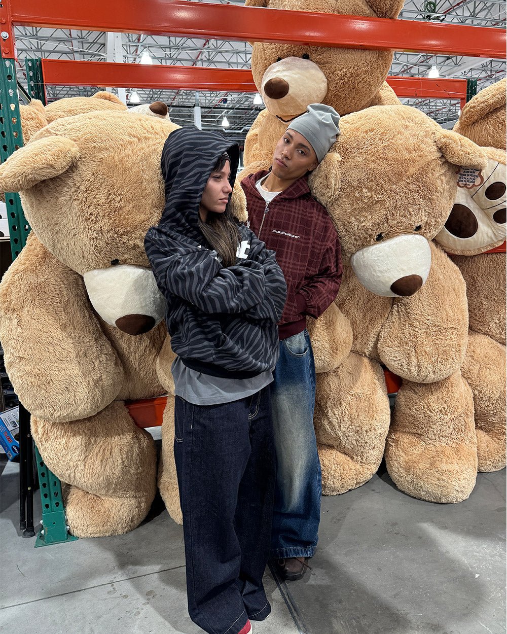 ZEBRA HOODIE BLACK - Cold Culture