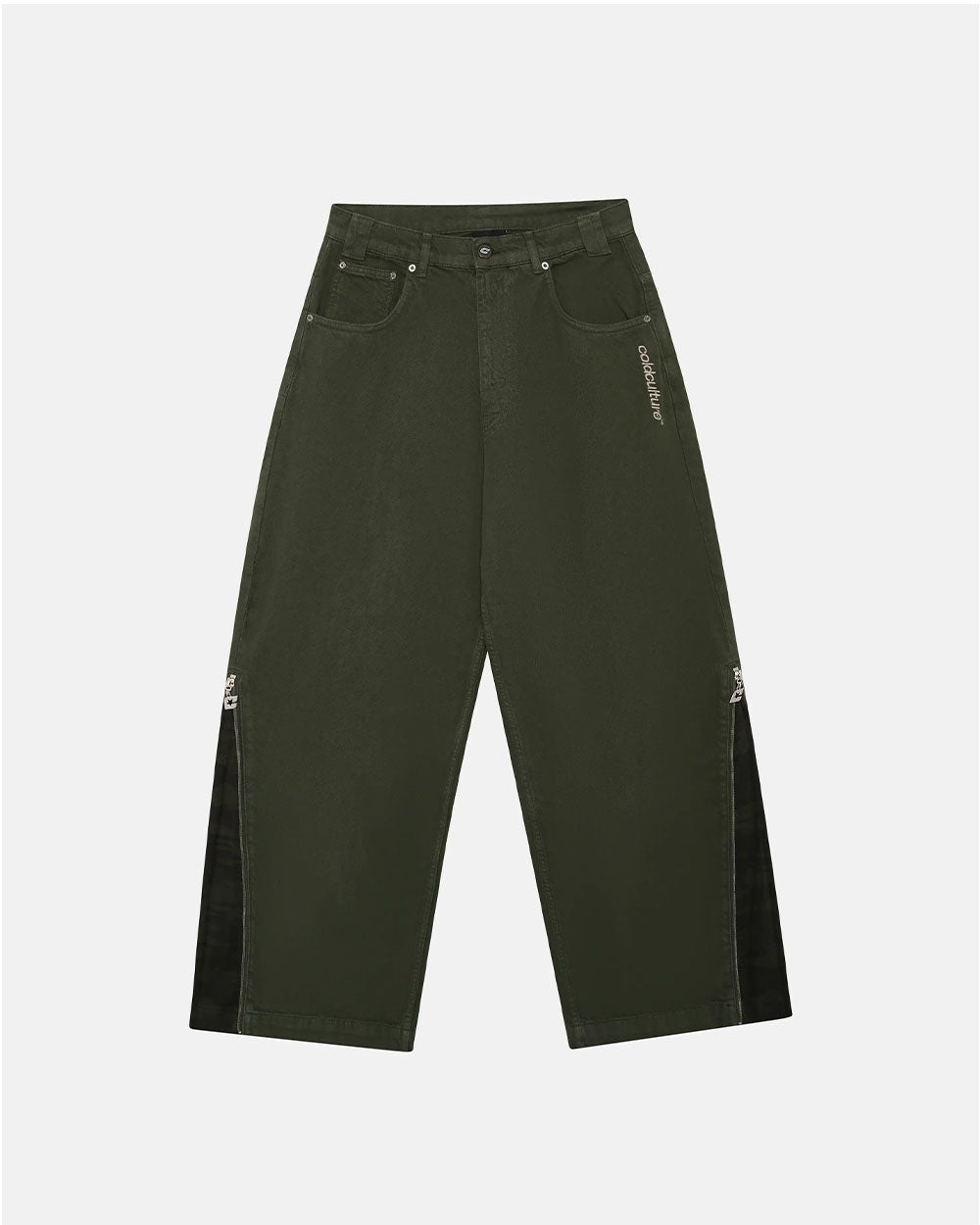 ZIP CAMO PANTS V2 - COLD CULTURE