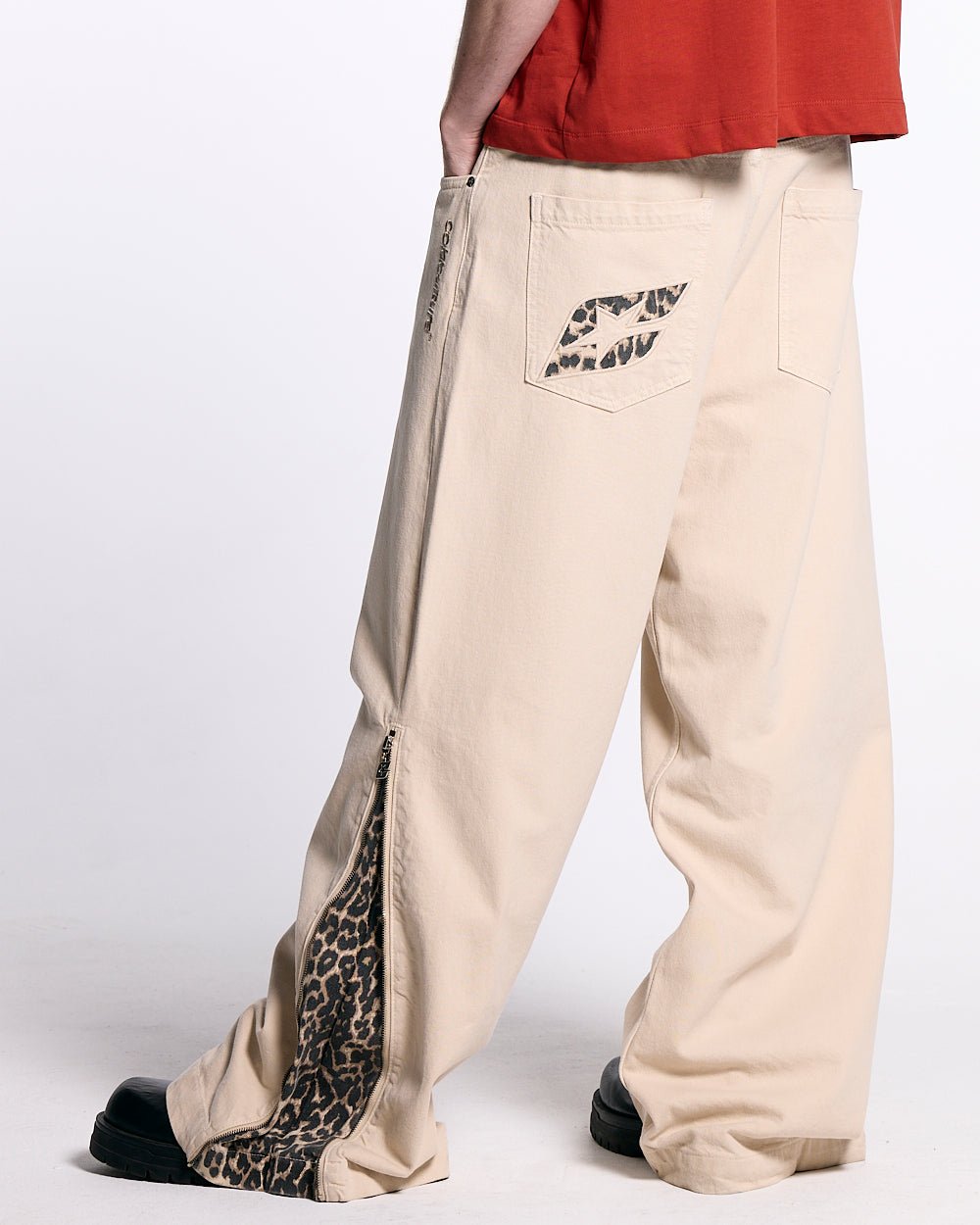 ZIP LEOPARD PANTS V2 - COLD CULTURE