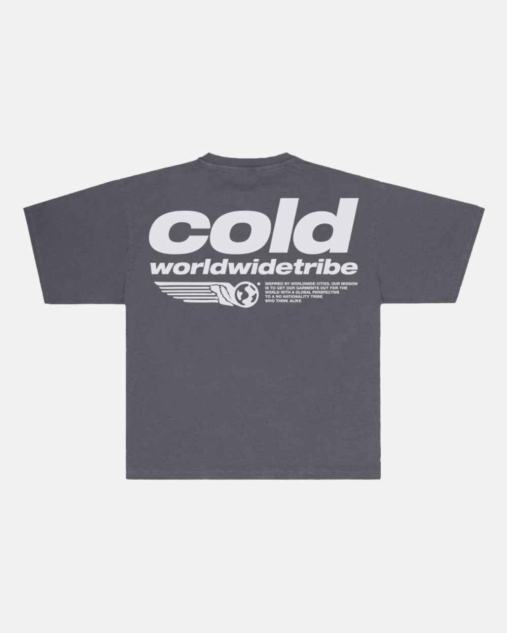 TRIBE TEE DARK GREY - COLD CULTURE