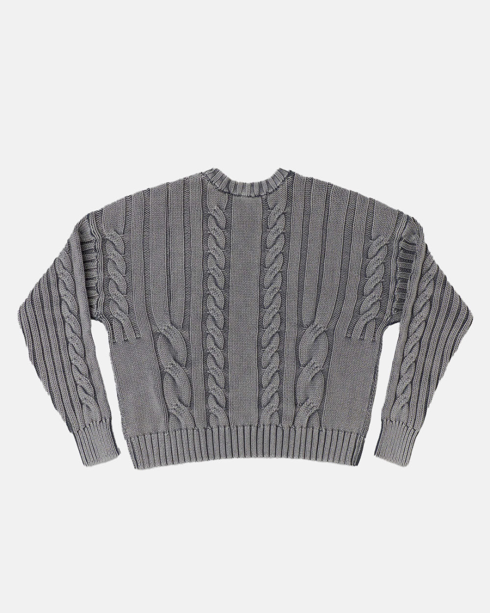 PATTERNED KNIT DUST GREY