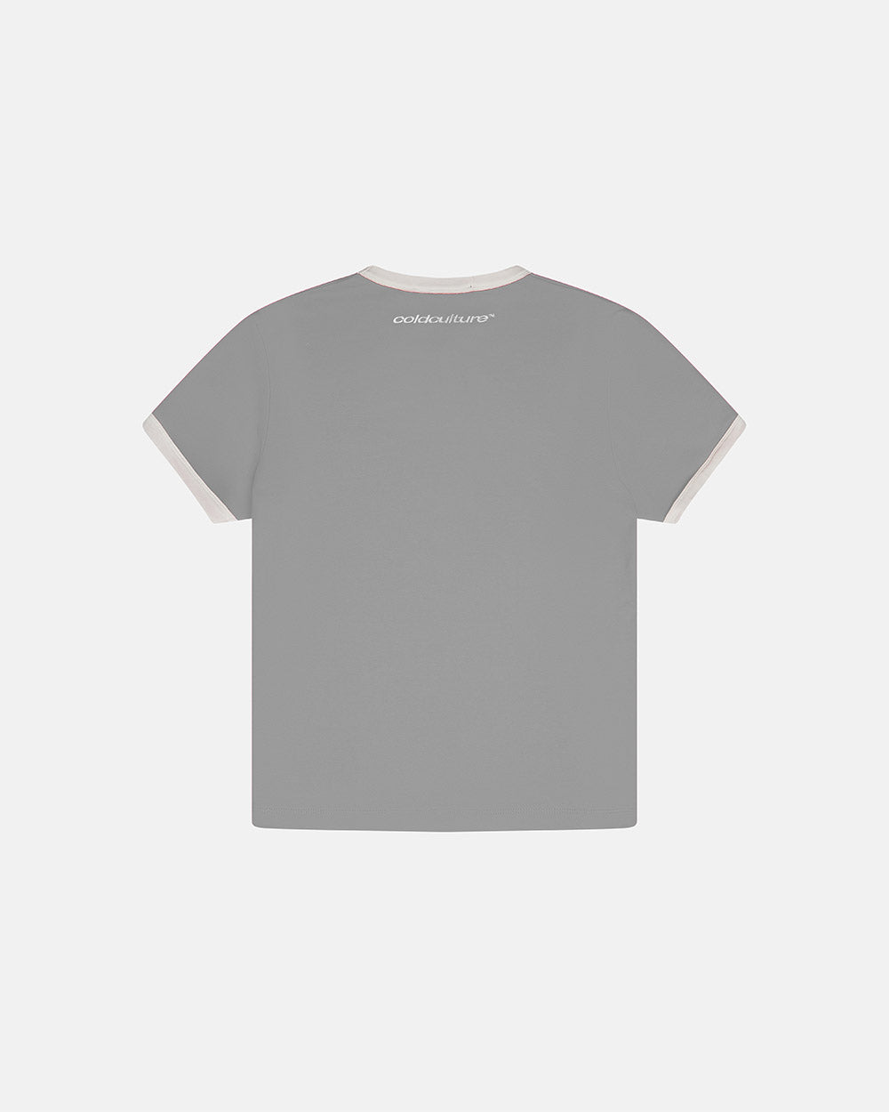 HARPER TEE ASH GREY AND WHITE