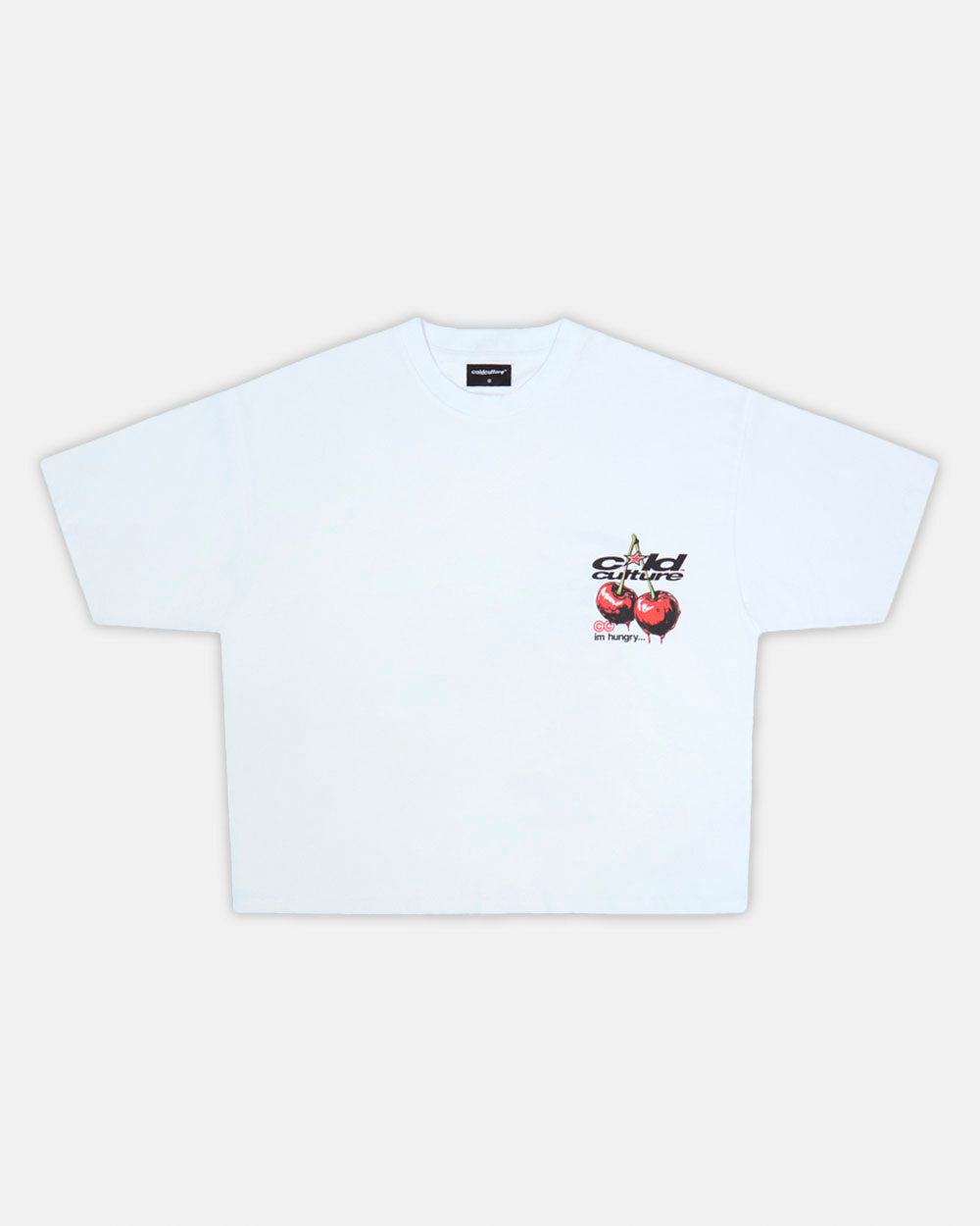 CHERRY TEE WHITE