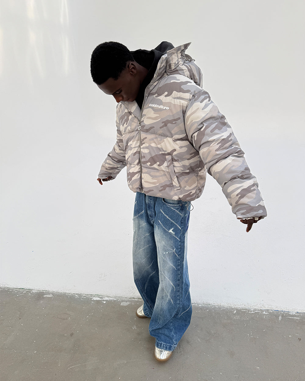 EVERYDAY PUFFER GRAY CAMO