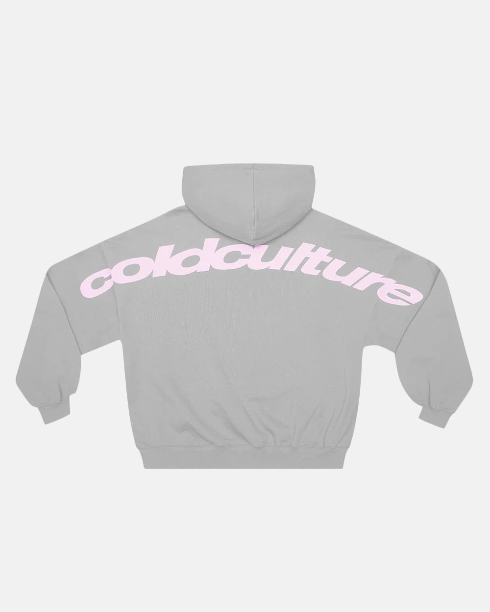 CURVED HOODIE GREY