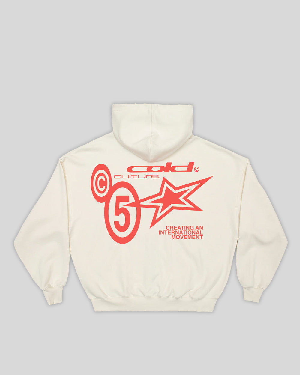 SUPERNOVA ZIP HOODIE IVORY WHITE