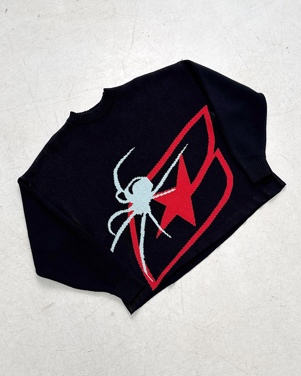 SPIDER KNIT BLACK