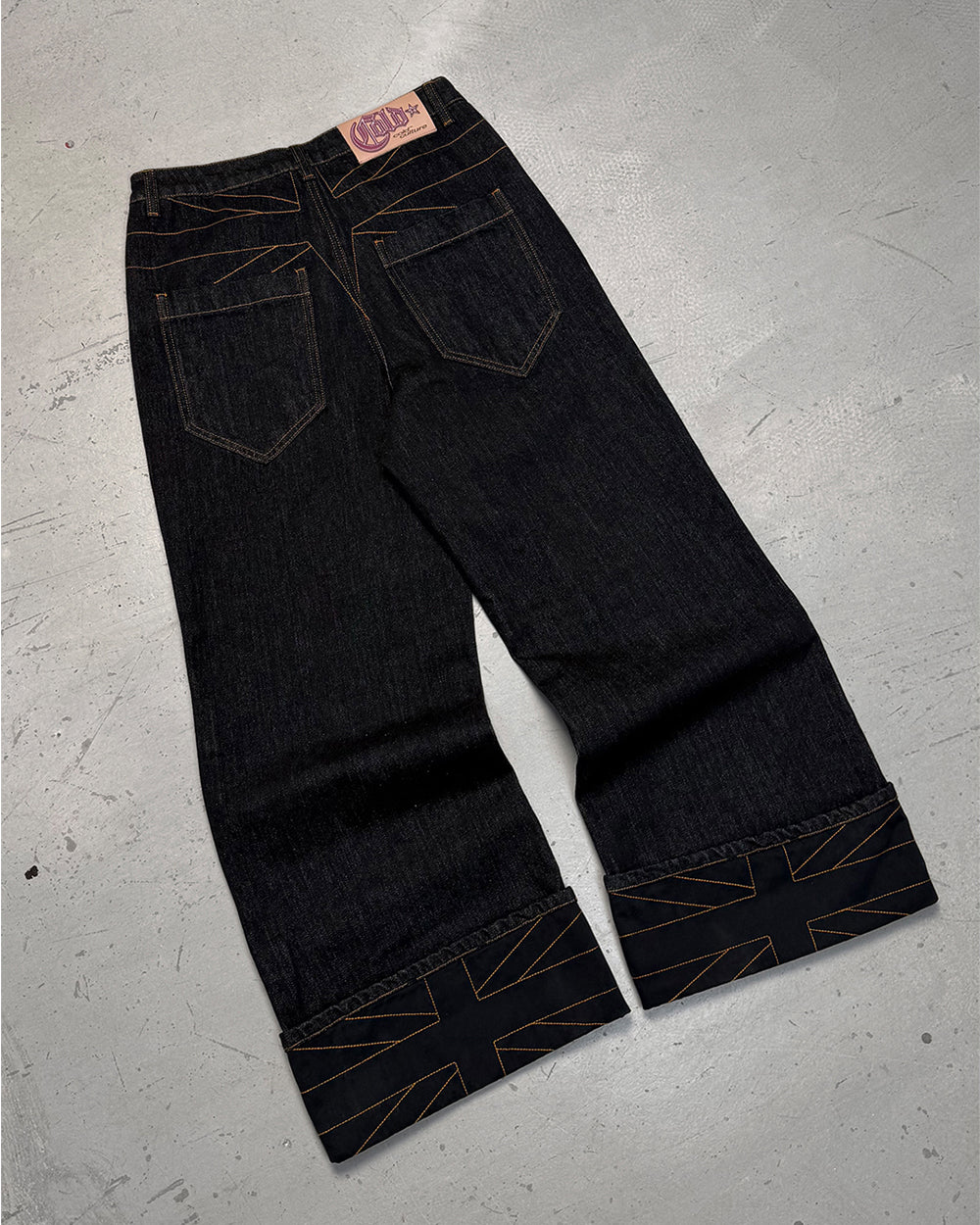 TOP BOY PANTS BLACK DENIM