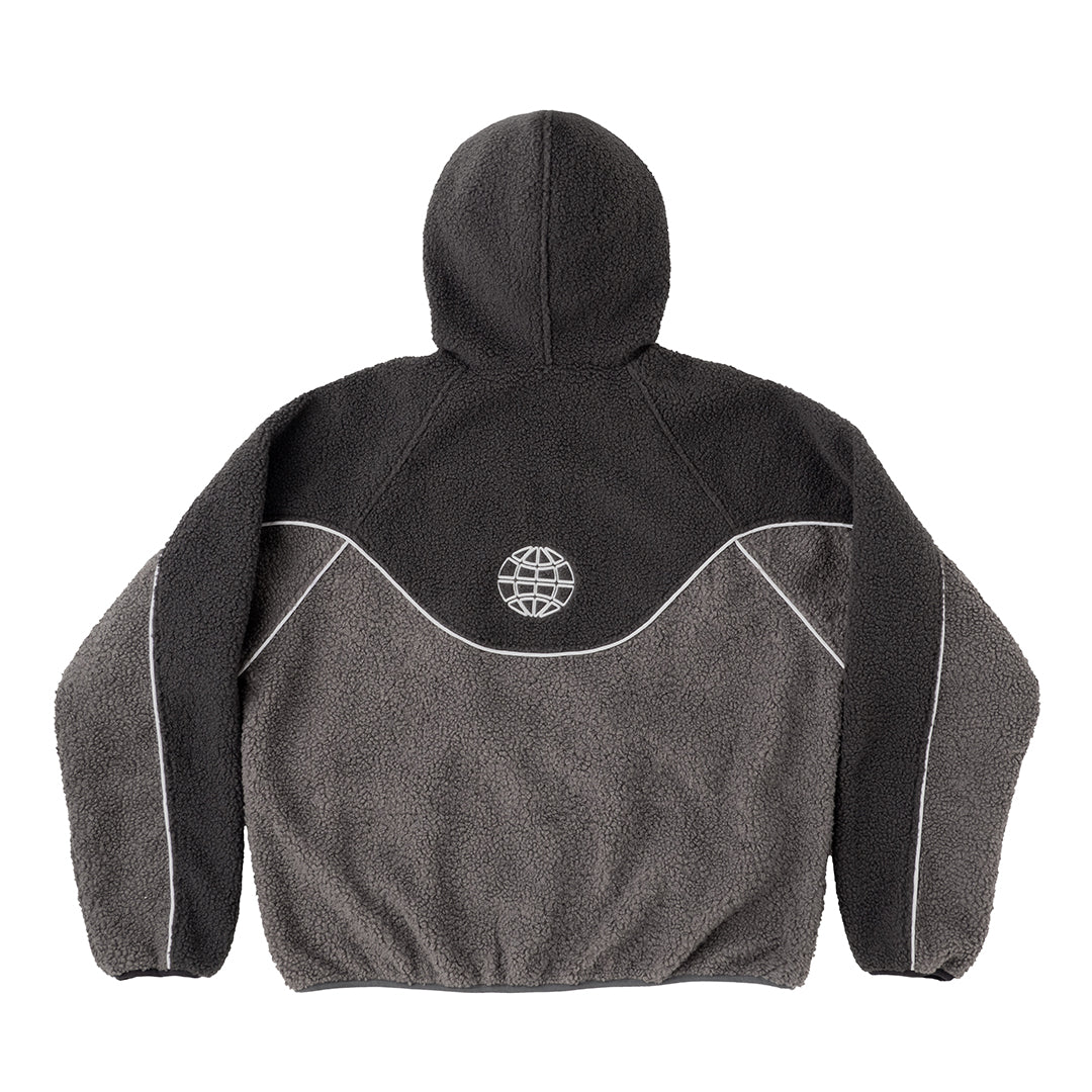 NO RISK FLEECE JACKET HEAVY GREY/DUST GREY