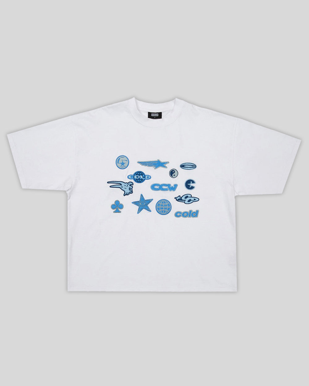 STICKERS TEE WHITE