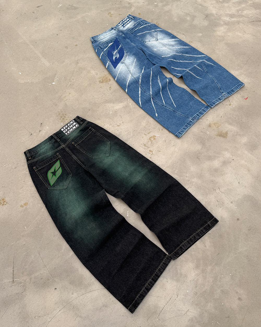 PRECIOUS V3 PANTS BLACK & GREEN