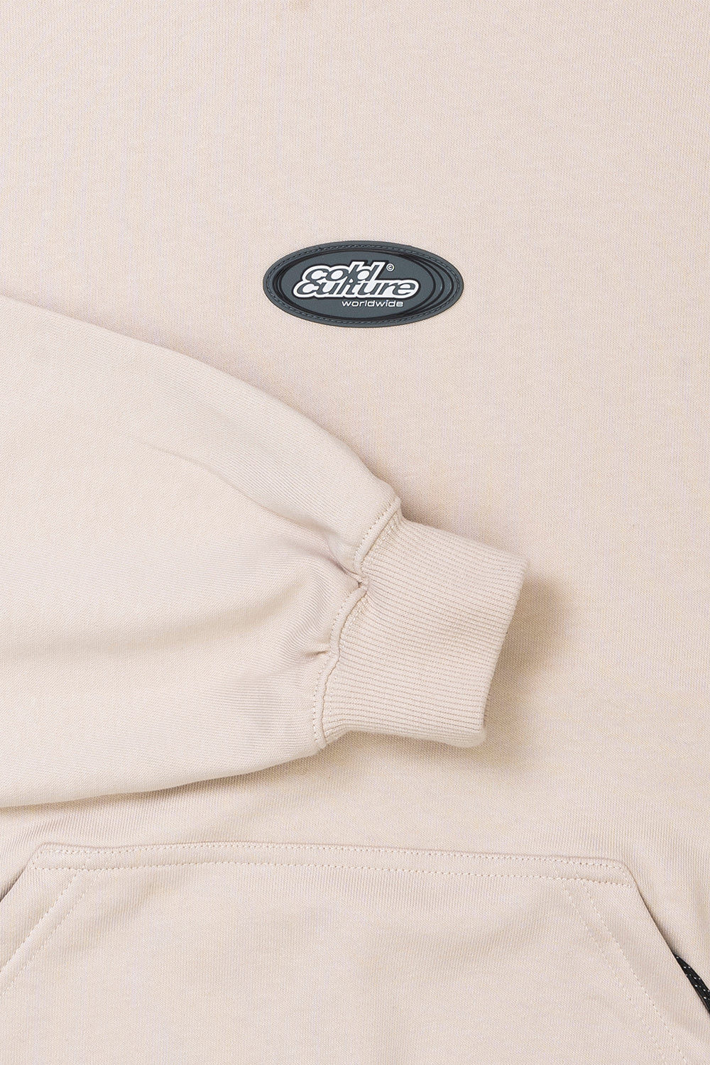 SILICONE DETAIL HOODIE ULTRA LIGHT GREY