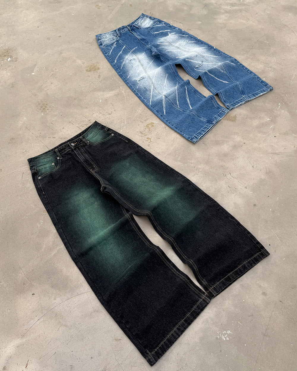 PRECIOUS V3 PANTS BLACK & GREEN