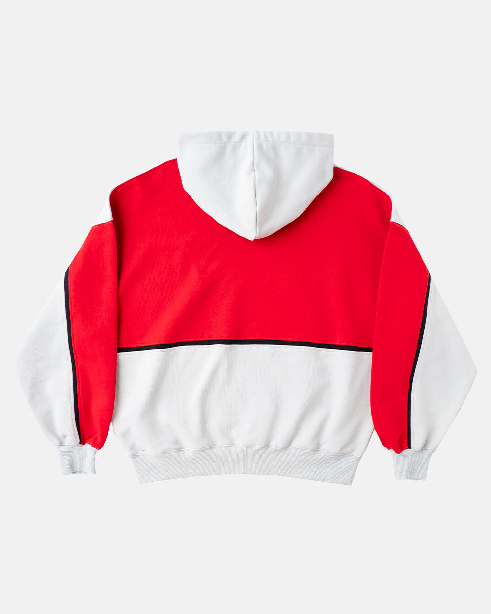 TRAINING HOODIE LIGHT GREY/RED