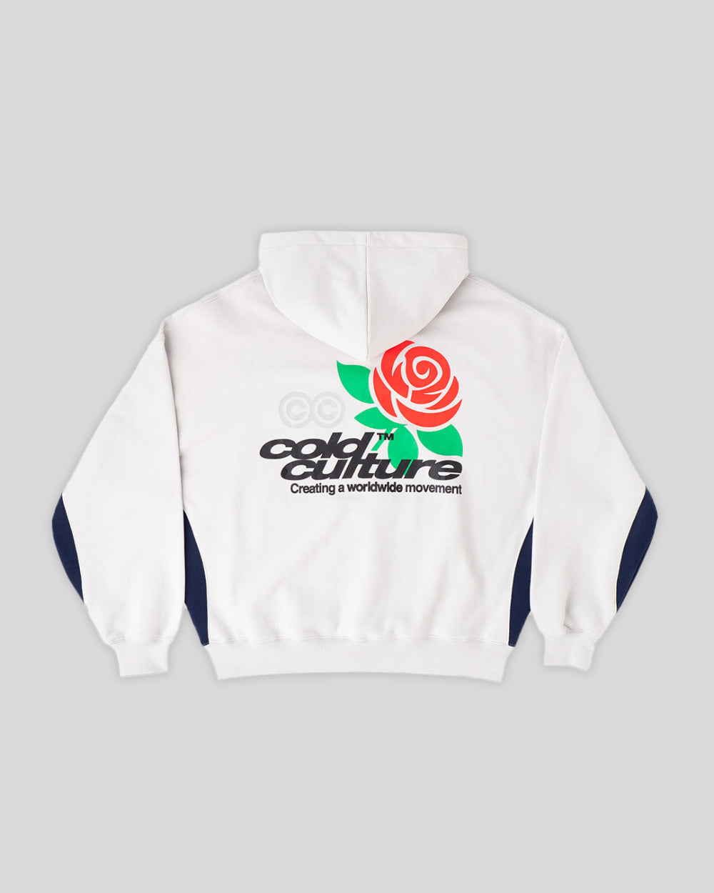 ROSE HOODIE PEARL GREY