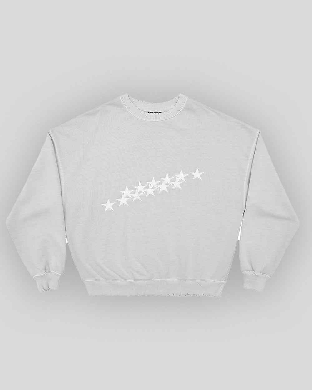 STARS CREWNECK PALE GREY