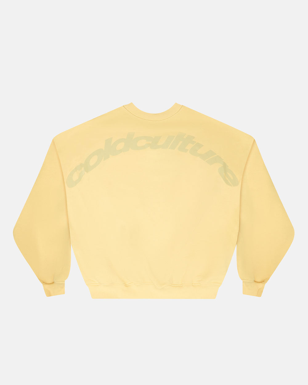 CURVED CREWNECK YELLOW