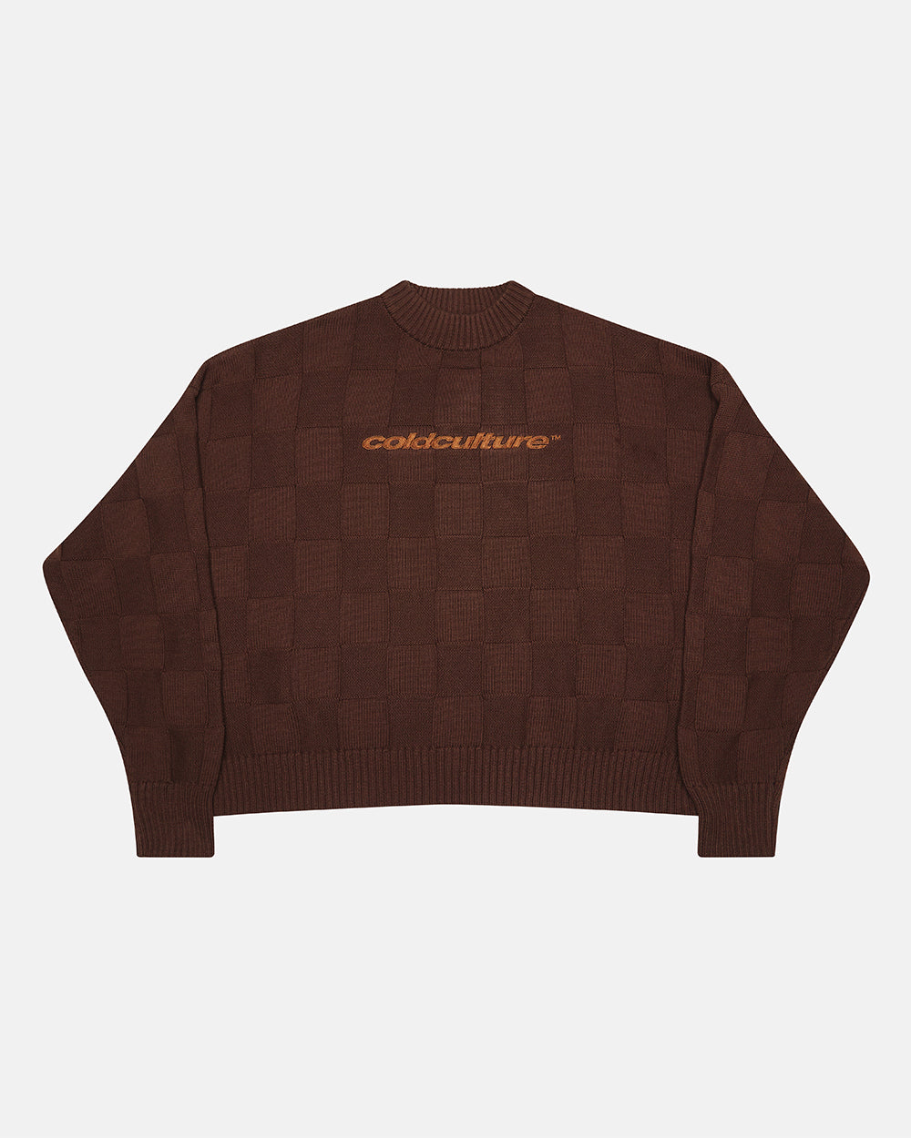 CHECKMATE KNITWEAR BROWN