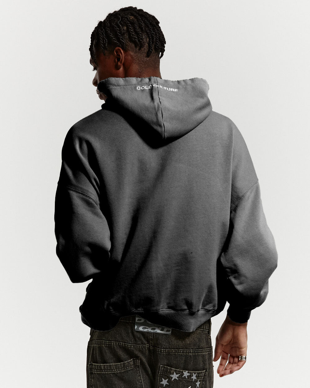 STARS HOODIE DUST GREY