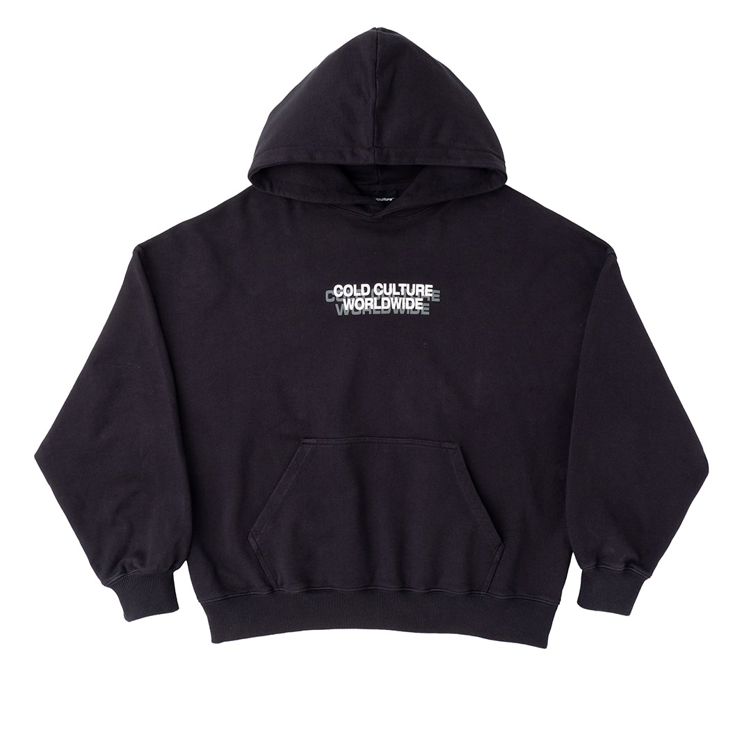 STARS CIRCLE HOODIE BLACK