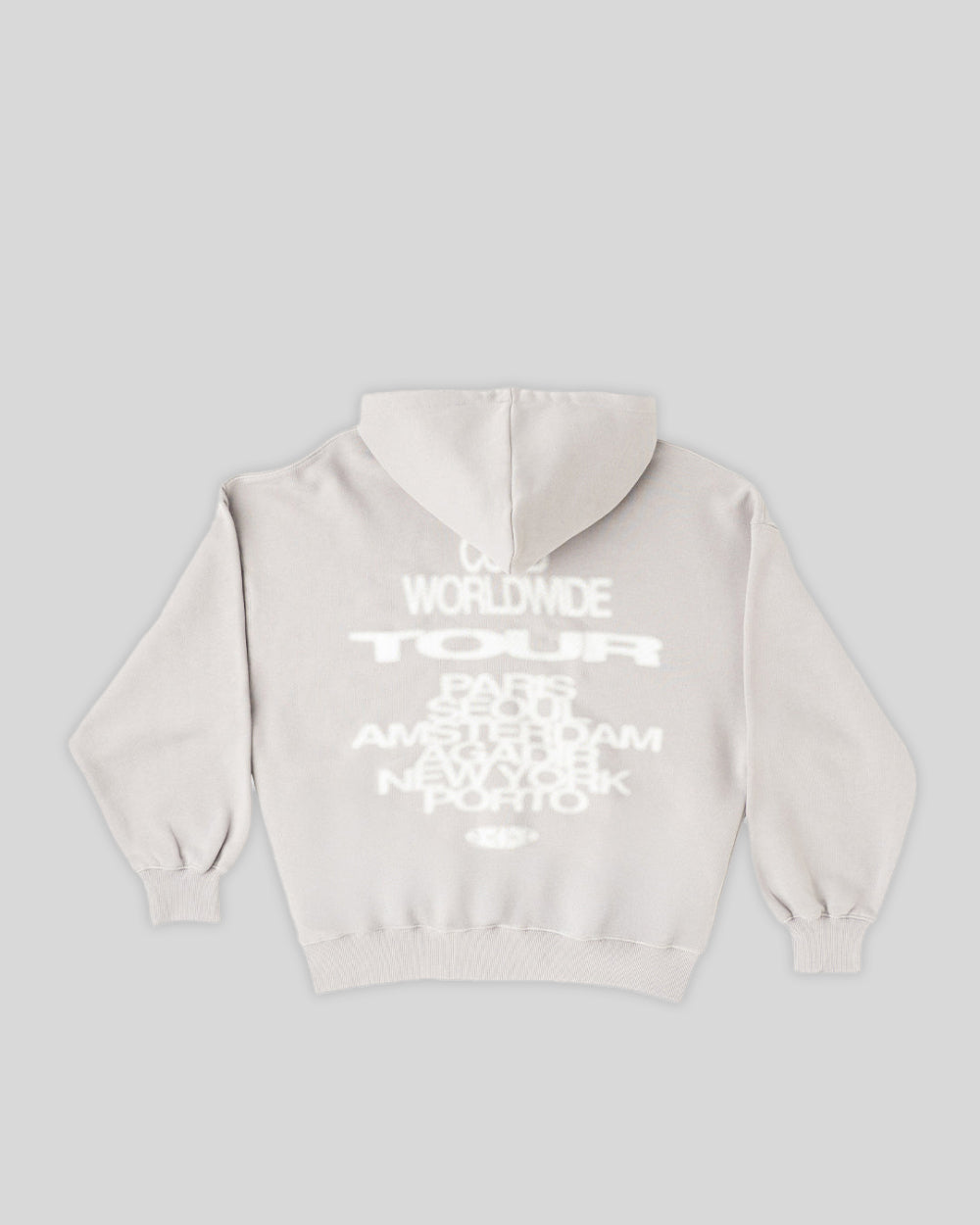 TOUR ZIP HOODIE GRANITE