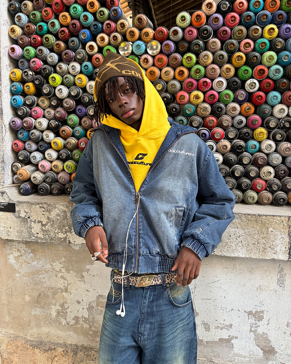 MIKE HOODED JACKET DENIM