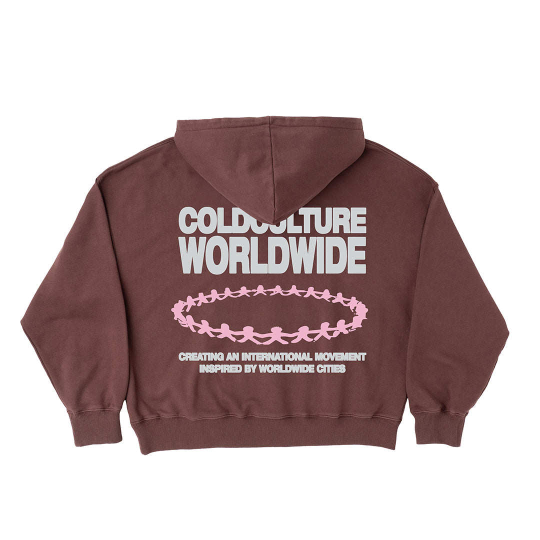 CIRCULAR DANCE HOODIE WENGE