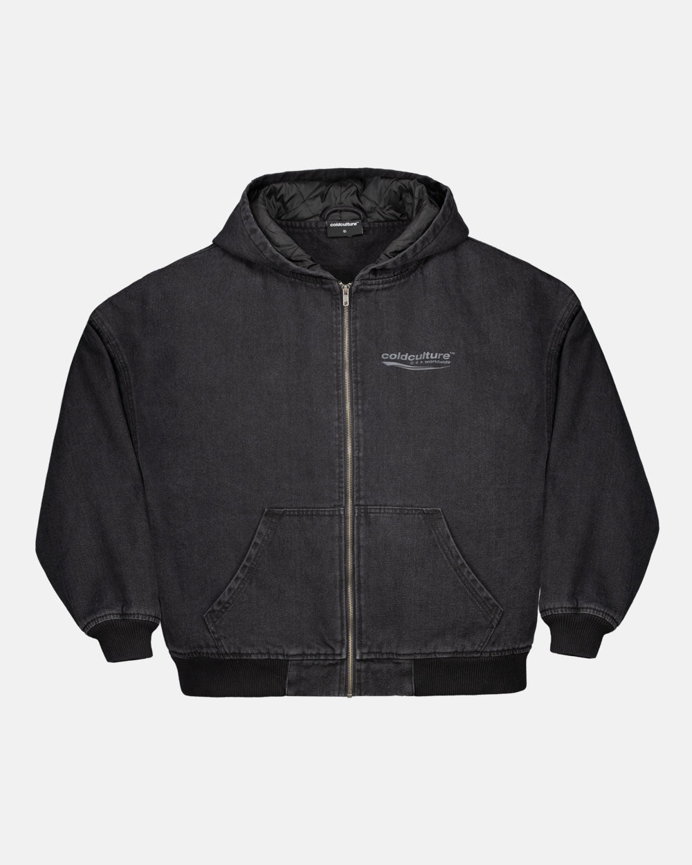 ENTERPRISE JACKET FADED BLACK DENIM