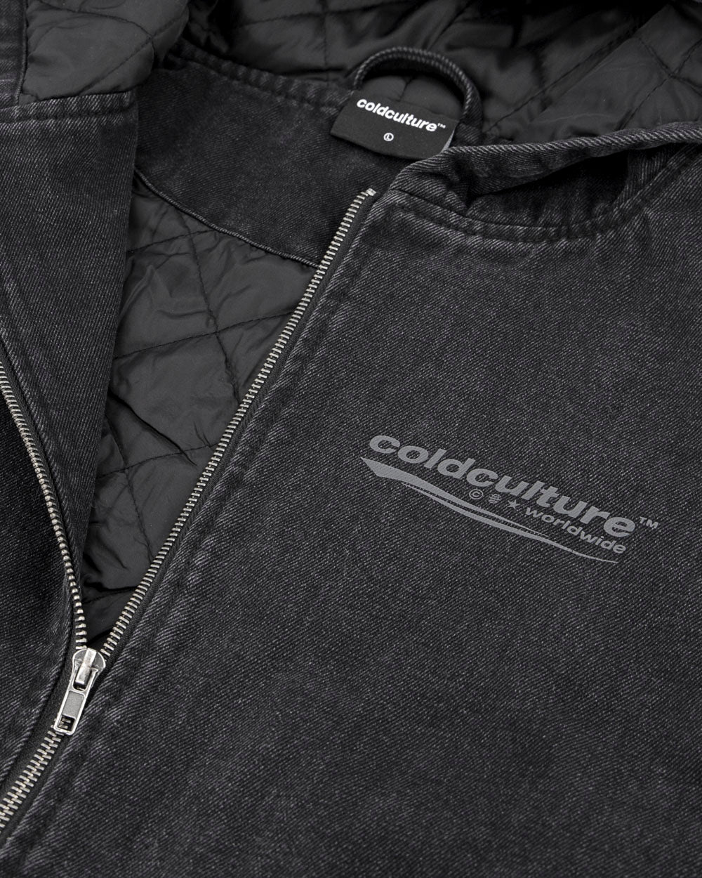 ENTERPRISE JACKET FADED BLACK DENIM