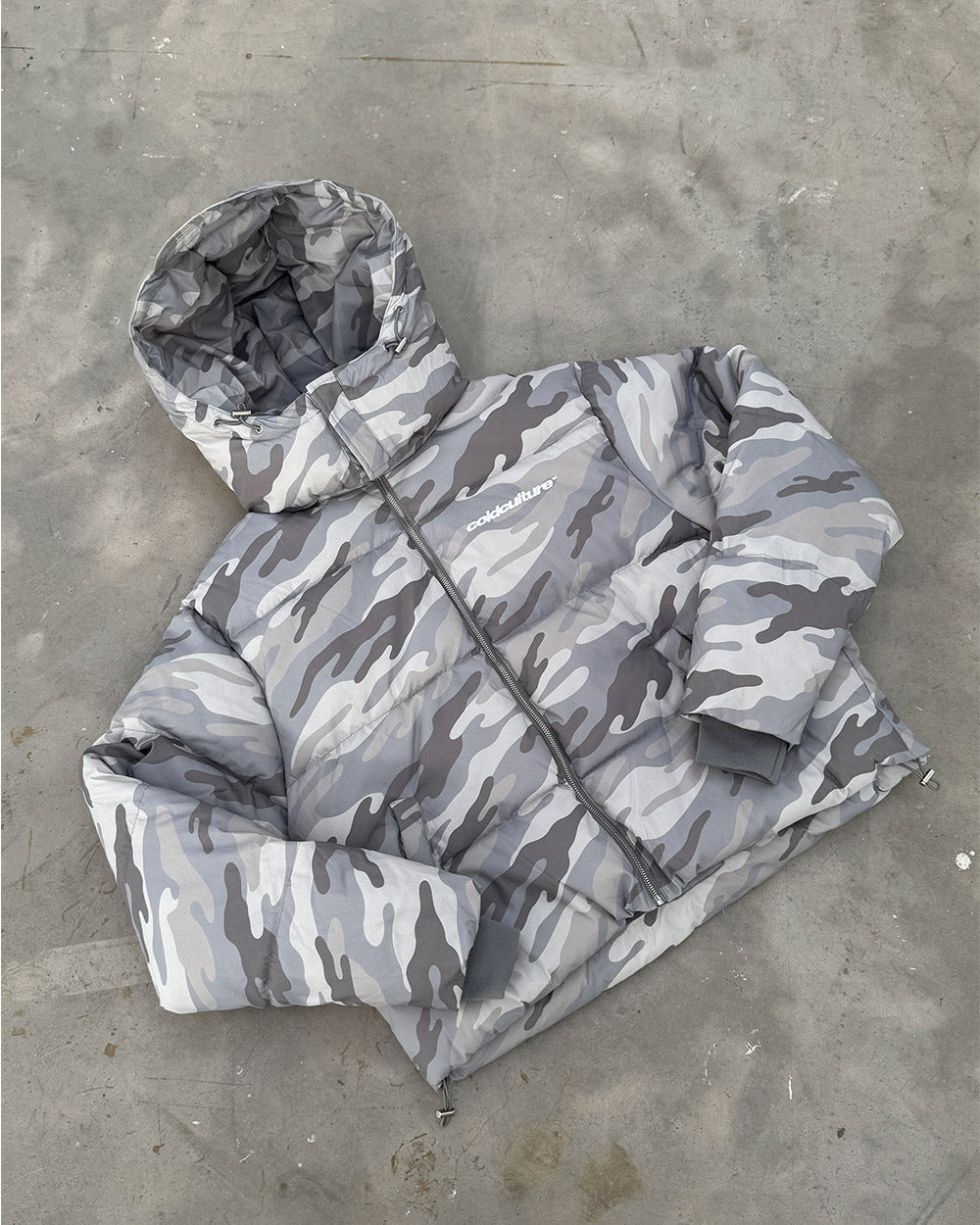EVERYDAY PUFFER GRAY CAMO